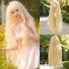 New Ladies Wig Super Long 110cm Golden Curly Hair Cosplay Lolita Natural Supple Breathable Wig