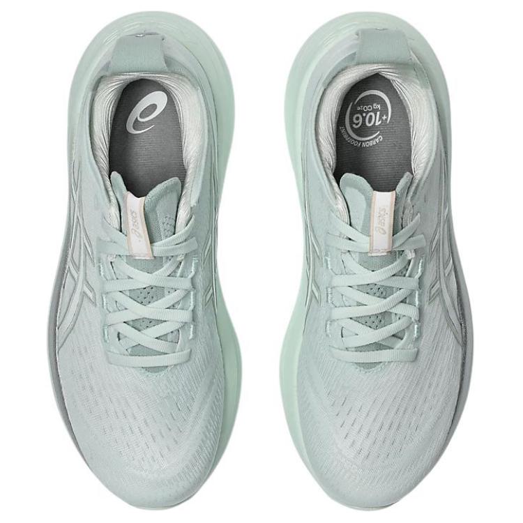 Asics Кроссовки женские Gel Nimbus 27 Pure Aqua зеленые белые 1012B753-300