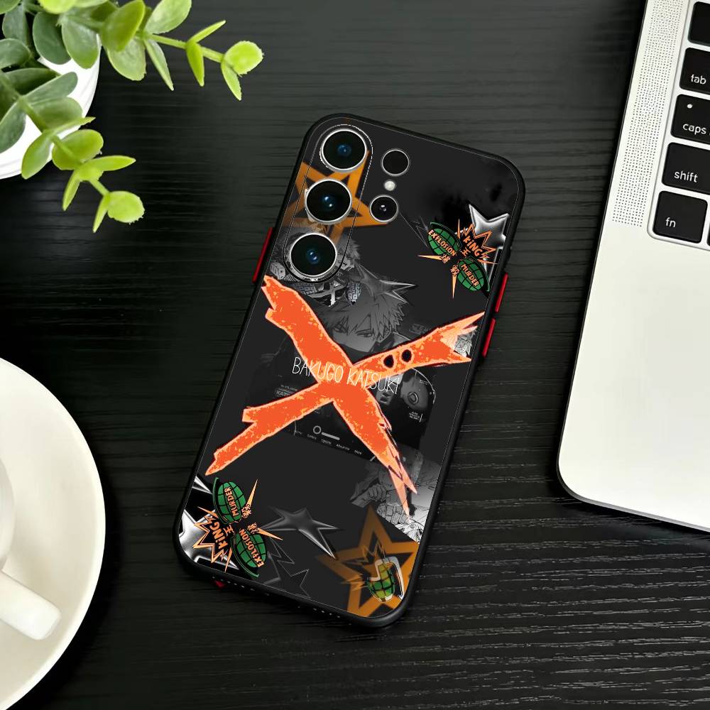 Чехол для телефона Katsuki Bakugo Hero Academia Для Samsung S26,S25,S24,S23,S22,S21,S20,Plus,Fe,Lite,Другие Черный Чехол