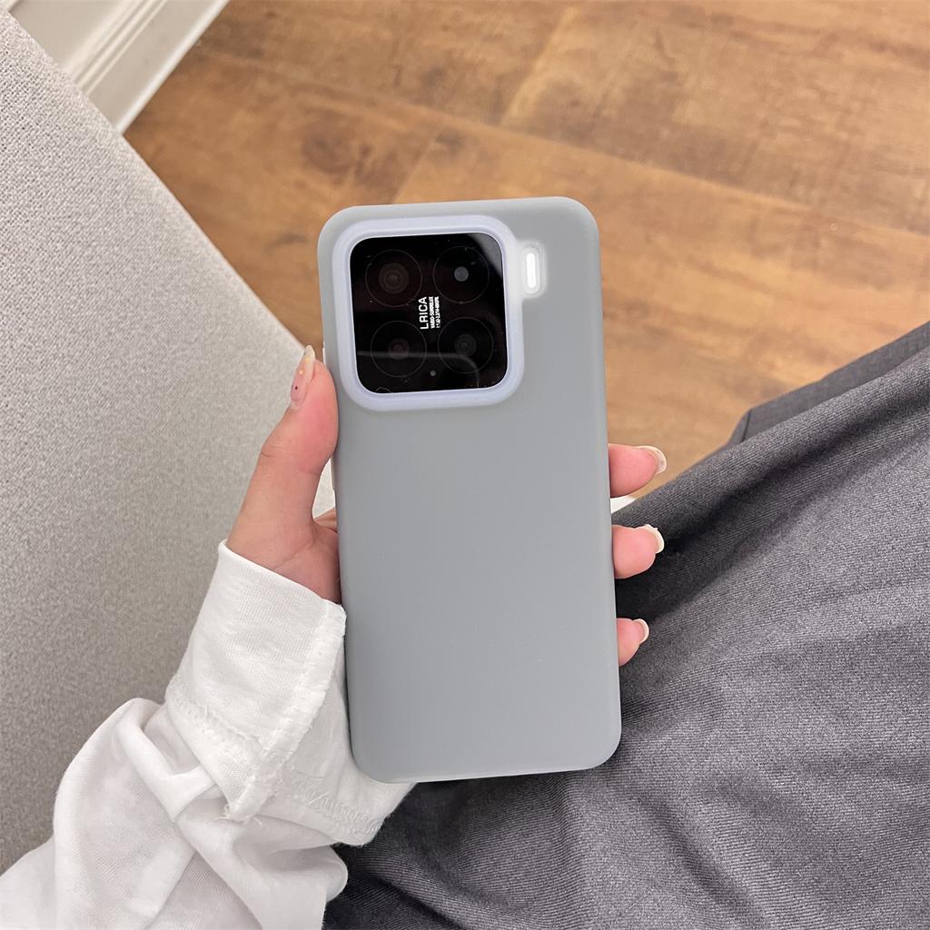 Модный Гелевый Жидкий Силикон Неоновый Матовый Чехол-Кожура Для Xiaomi Mi 15 14 13 K70 Ultra K80 Pro Официальный Конфетный Цвет Ударопрочный Чехол