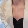 Bow Knot Fashion Clavicle Chains Alloy Bow Necklace Minimalist Minimalist Clavicle Chain  Woman