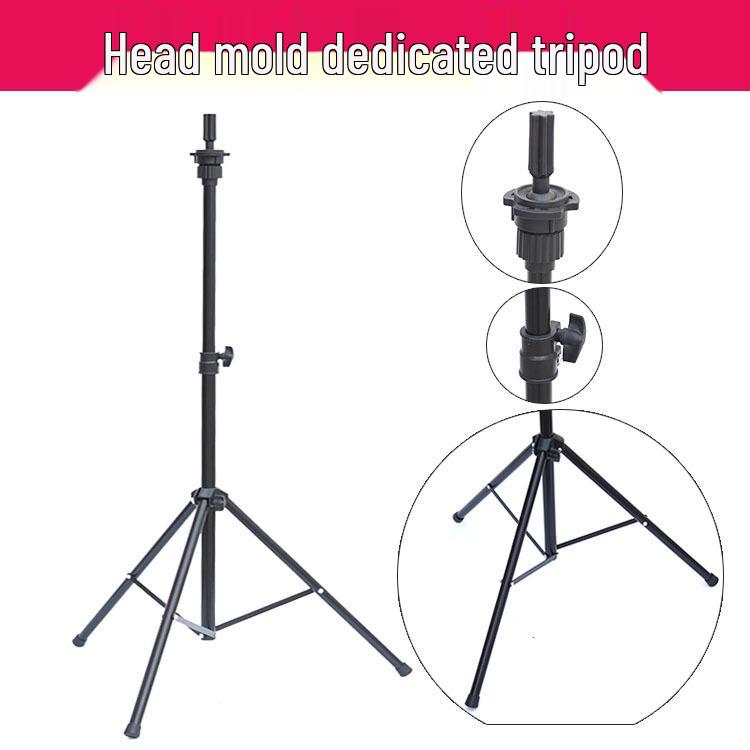 Rotatable Telescopic Mannequin Head Stand for Hairdressing and Haircutting