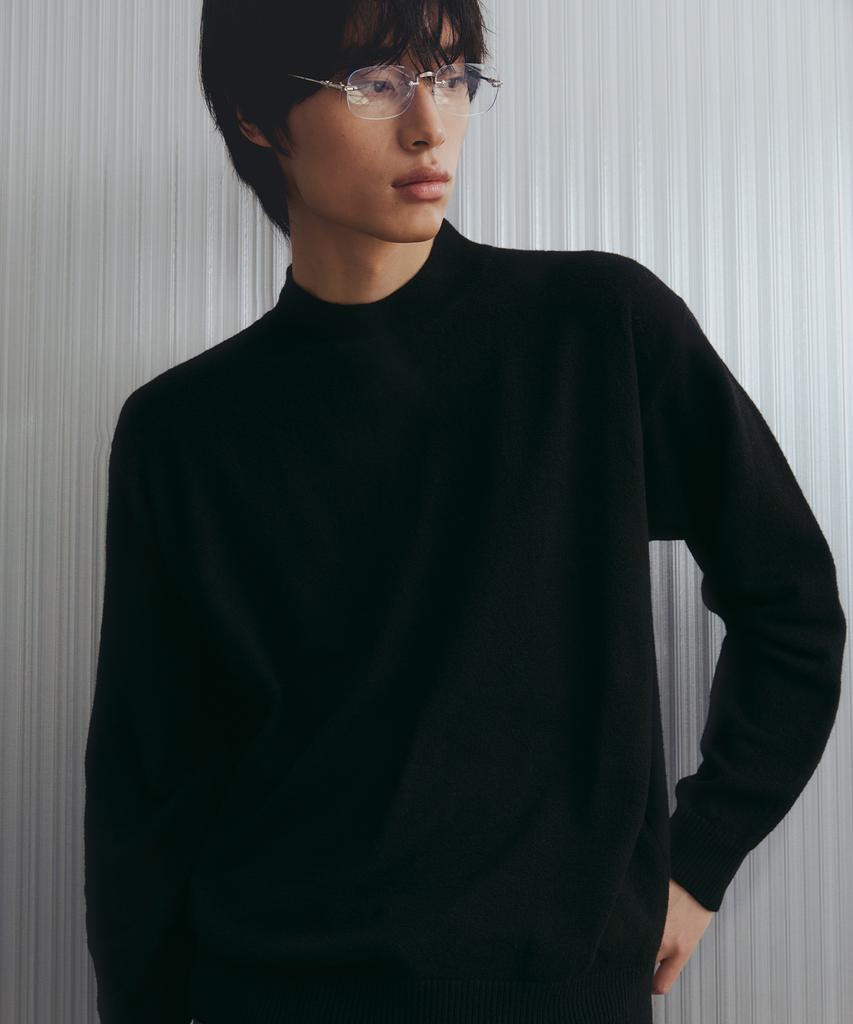 NODU Mock Neck Mock Neck Knit [Black]