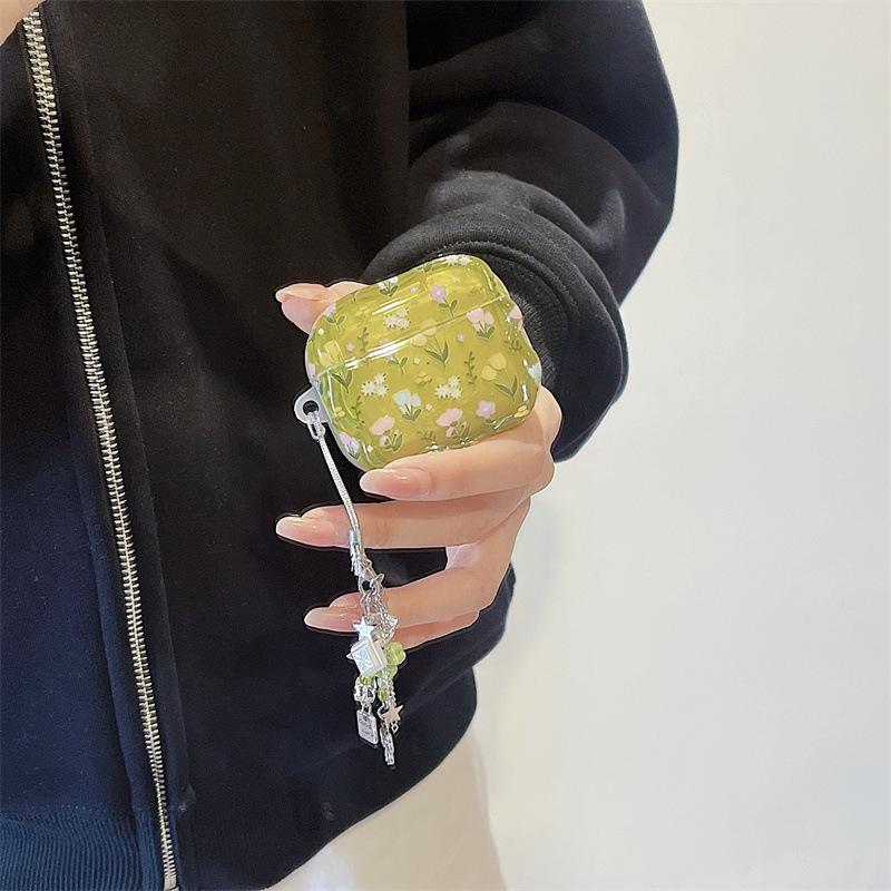 Summer small fresh color tulips for AirPods 1 /pro1 earphone protective case cover two or three generations of new models