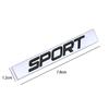 Bar Metal Badge Sport Logo Car Styling Decal Emblem Badge 3D Car Sticker Auto Refitting Accessories
