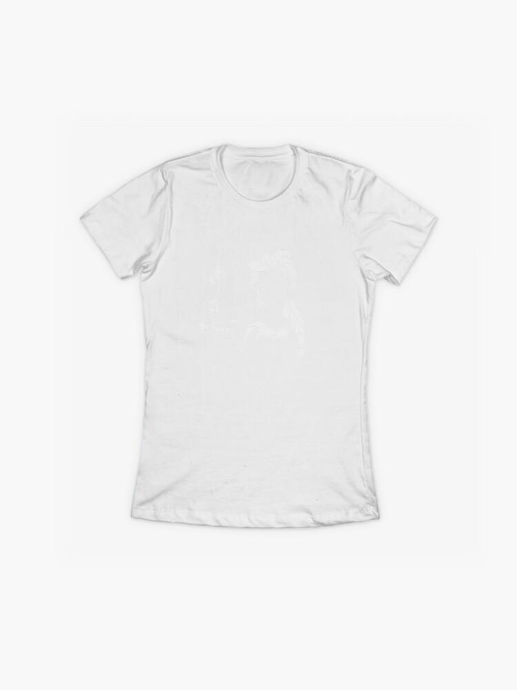 Frozen Let It Go | Frozen-Inspired Queen Elsa Silhouette Art Fitted T-Shirt