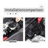 Black ABS Hood Water Rian Wiper guide Box Fit For Corvette C8 -25 US