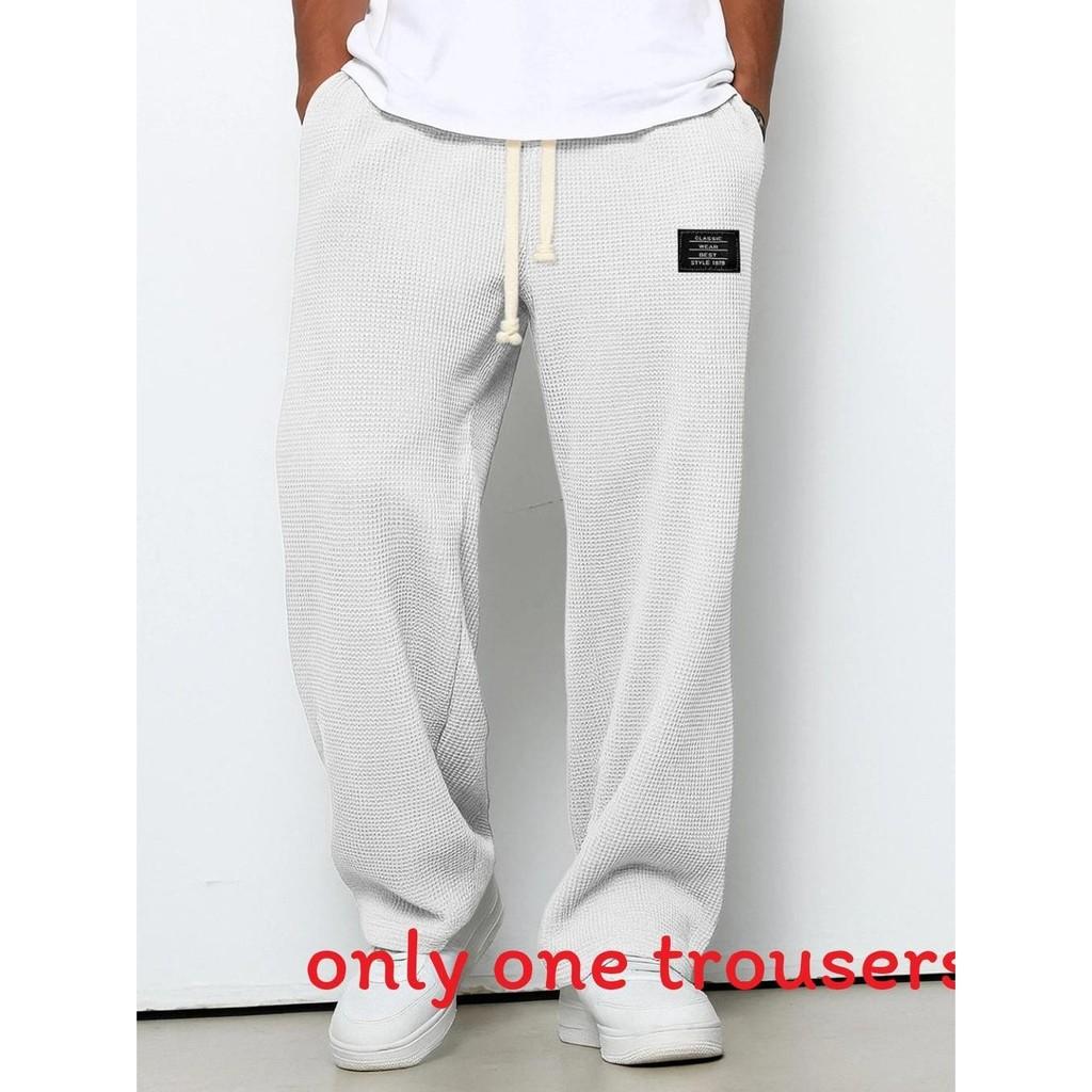 Slim Fit Mens Casual Pants With High Elastic Polyester For Daily Wear In Autumn Season