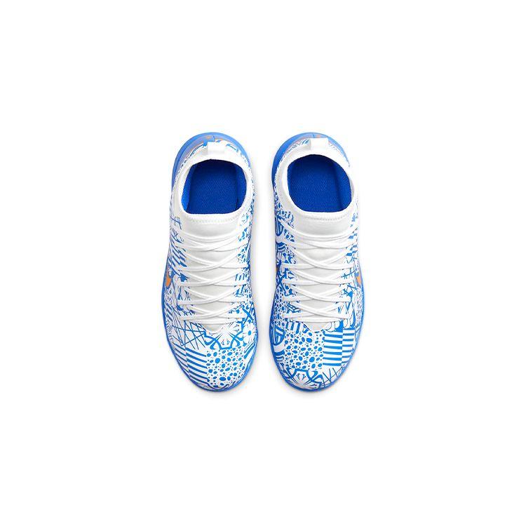 Nike Увеличить Детские кроссовки Mercurial Superfly 9 Academy CR7 TF GS Azulejo Синий Белый Concord DQ5330-182