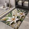 Diatom Printing Bathroom Thickening Mat Bath Non-slip Carpets In Wash Basin Bathtub Side Floor Rug Shower Room Doormat Memory Foam 3D Pad