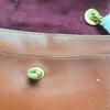 [Pre-Owned] Parker 18 Studded Camellia Chain Flap Shoulder Bag Coated Canvas And Calfskin Crossbody Bag Small - Very Good #MIBDDK
