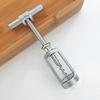 Металлическая открывалка для бутылок шампанского и вина, крестовая пробка, штопор, вечерние, бар, кухонный инструмент