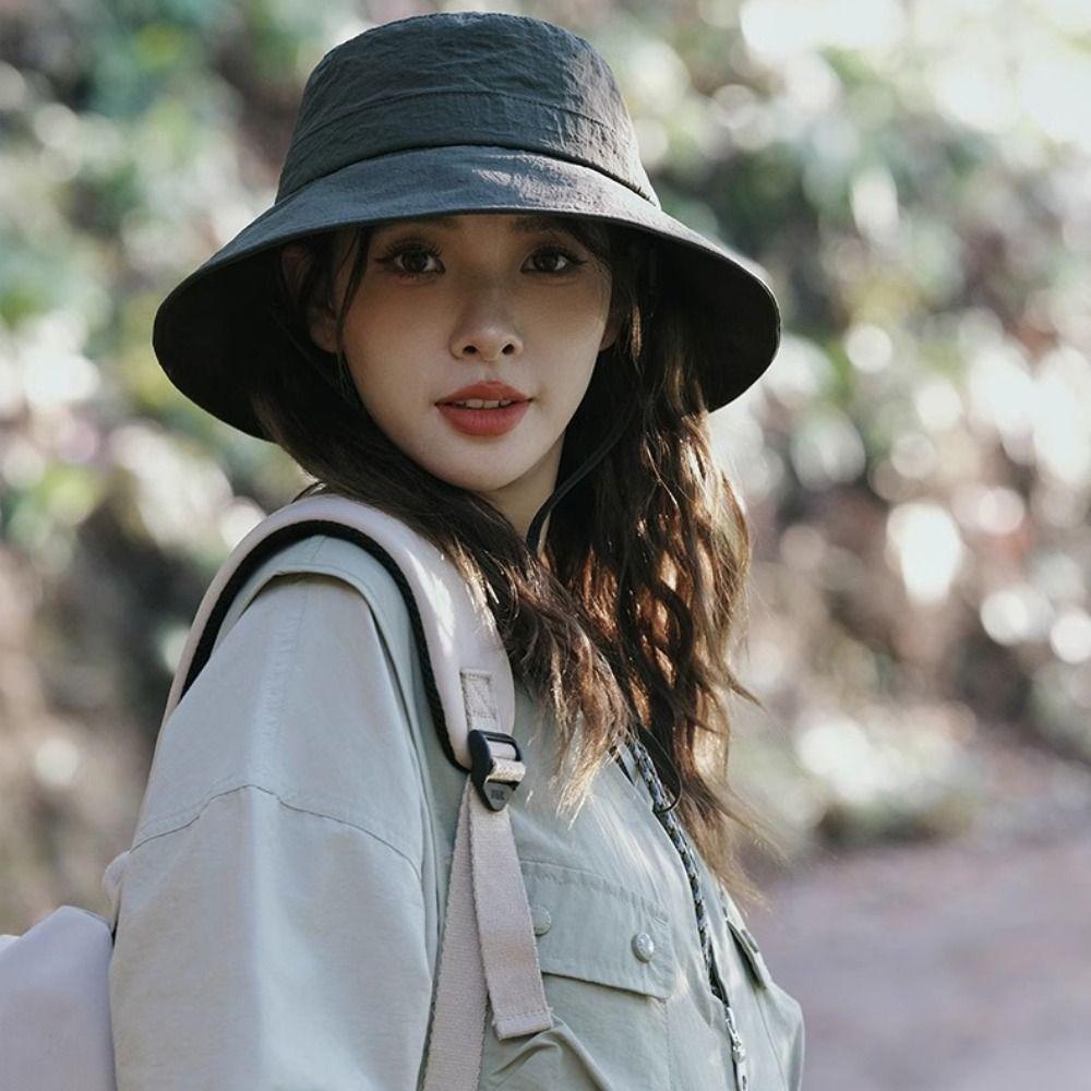 Японская шляпа-панама на шнурке, защита от УФ-лучей, быстросохнущая, широкополая, от солнца, унисекс