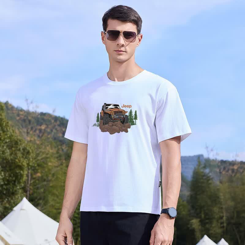 JEEP Men's Summer Short-Sleeve T-Shirt