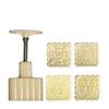 Creative Moon Cake Mold 3D Cookie Stamp Mold Mid-Autumn Festival Supplise  Mung Bean