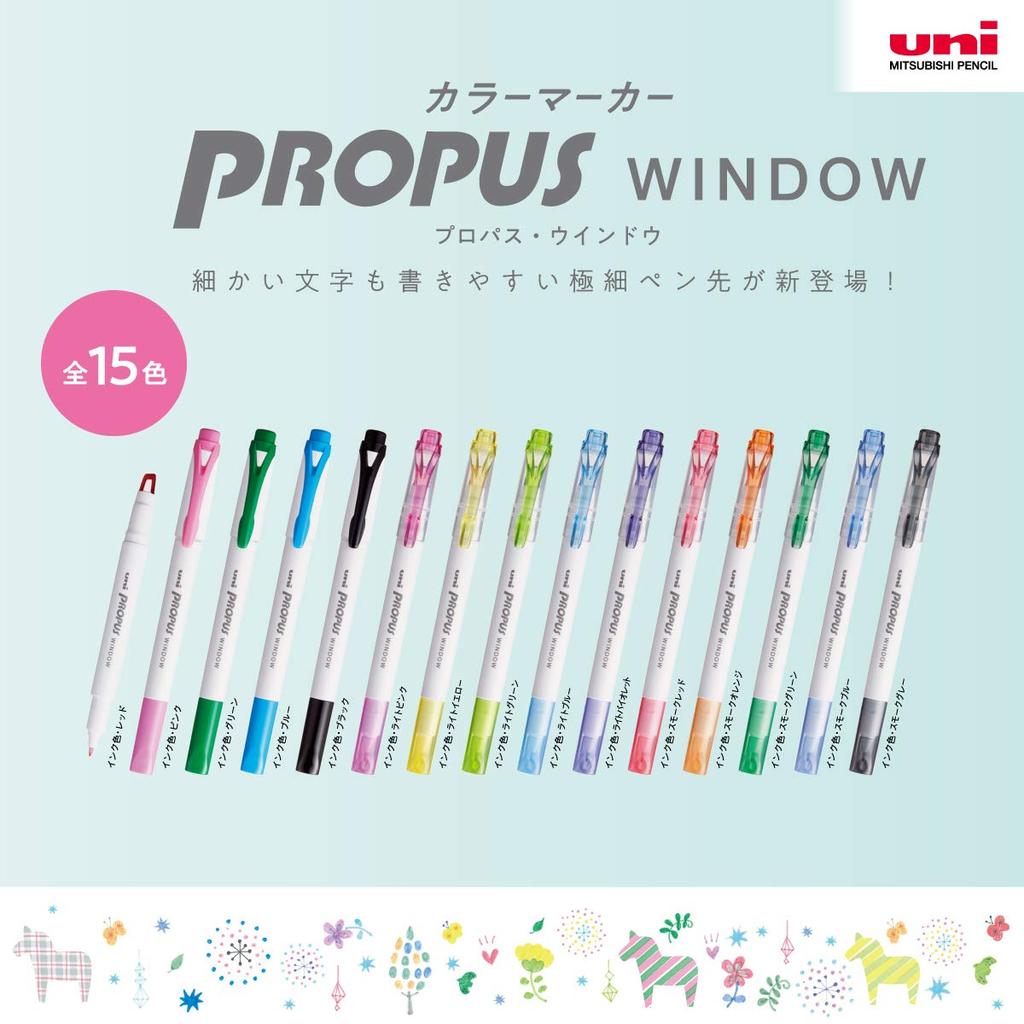 Mitsubishi Pencil Цветной маркер Window Smoke Pro-Pass Blue, коробка 10 штук, PUS103TS.33