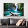 Landscape Natural Waterfall Scenery Canvas Painting Posters and Prints Wall Art Pictures Modular Living Room Home Decor No Frame