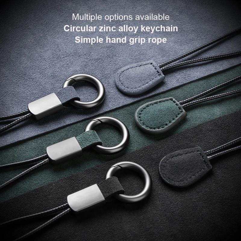 Замшевый кожаный чехол для ключей от машины для Land Rover Range Rover Evoque Discovery Sport Velar для Jaguar XE XF E-Pace F-Pace, аксессуары