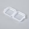 10 шт. Мини-пластиковая коробка для хранения, прозрачный чехол для хранения ювелирных изделий, отделочные коробки