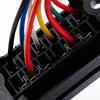 6 Way DC32V Circuit Car Trailer Auto Blade Fuse Box Block Holder ATC ATO 2 input 6 ouput Wire