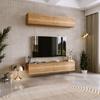 RTV cabinet Nicole 160 cm - color Oak Craft