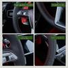 gjbn8 Customized DIY Car Steering Wheel Cover For Seat Leon Alhambra Toledo 2011 2010 2012 Leather Braid For Steering Wheel