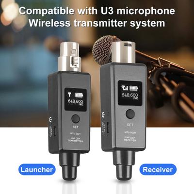 Беспроводной микрофонный адаптер USB зарядка U3 Беспроводная микрофонная система Передатчик Приемник