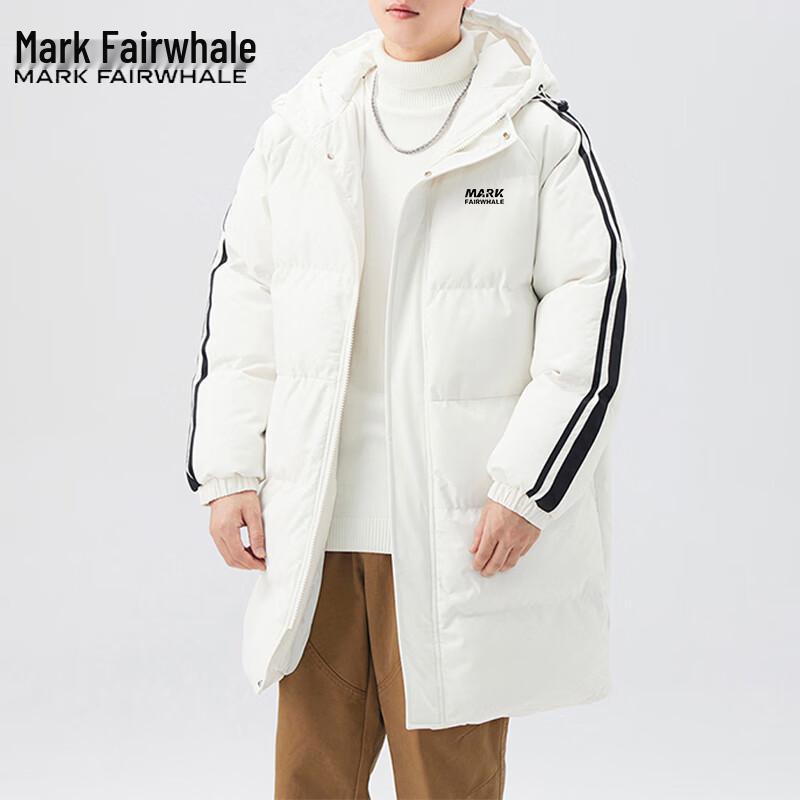 Mark Fairwhale Men's Mid-length Hooded Puffer Jacket