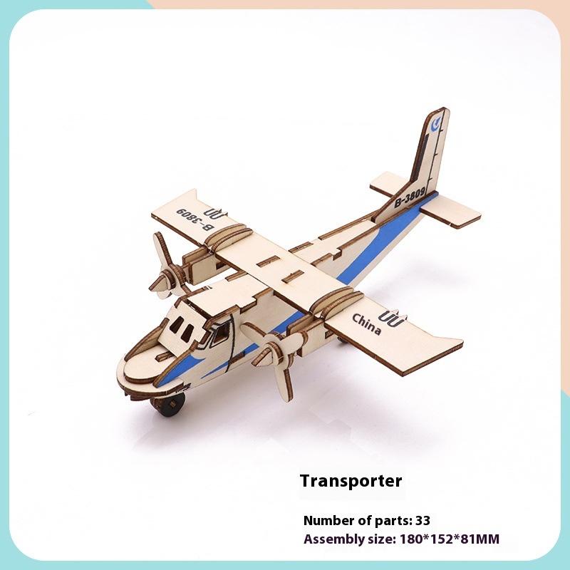 Моделирование Деревянная Игрушка Детская Самодельная Образовательная Сборка 3D Трехмерная Головоломка