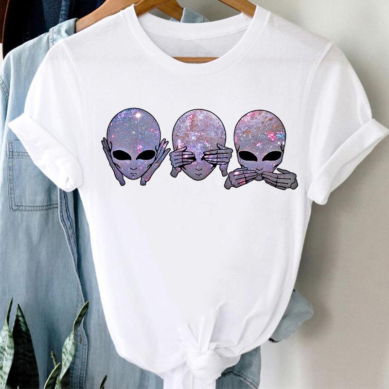 Unisex Clothing Casual Print Tee Top Watercolor Girl Lovely Summer Fashion Tshirt Short Sleeve Lady Fe Unisex Graphic T-shirt Unisex