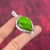 Green Flash Labradorite Pendant Gemstone Handmade Jewelry, 925 Solid Sterling Silver Pendant, Gift For Wife Jewelry