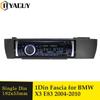 1 Din автомобильная стереосистема, отделка панели, рамка для BMW X3 E83 2004-2010, рамка для DVD-плеера, комплект для ремонта панели автомагнитолы