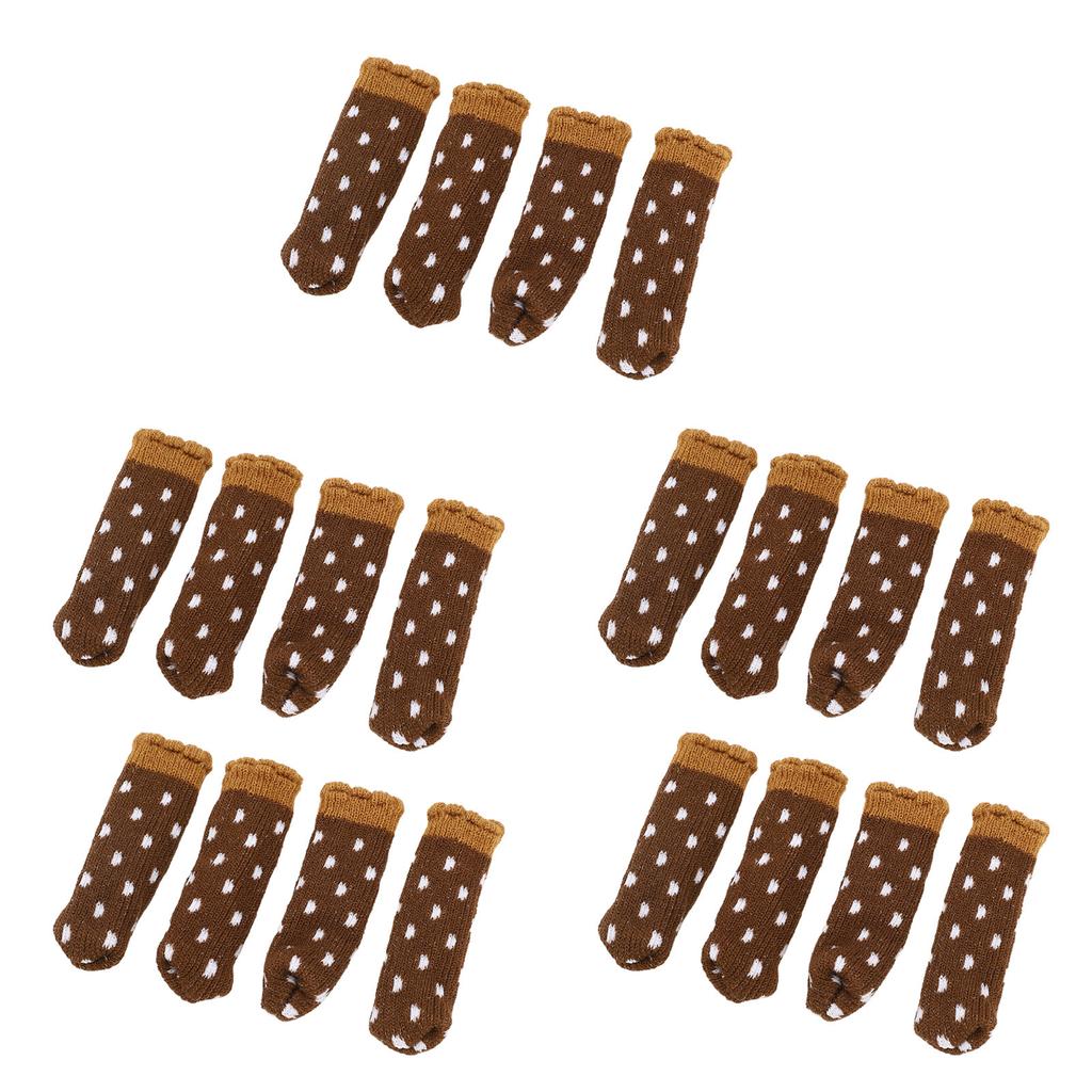 20 шт. чехлы для ножек мебели, бесшумные напольные защитные коврики, защитные ножки стульев для стульев и столов