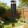 Precise Tuned Wind Chime Metal with 6 Aluminum Tubes, Garden Hanging Chimes, Outdoor Chimes Weather Resistant for Patio Decoration Melodious