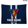 Custom Name Pogon Szczecin Printed Tapestry – Wall Hanging for Bedrooms, Dorms, and Home Decor