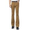 Men Corduroy Bell Bottom Flares Pants 60s 70s Vintage Retro Bootcut Trousers Casual Hippie