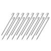 FIELDOOR Titanium Pegs for Tents and Set of Light and Strong Titanium Corrosion Solo Camping Outdoor Tarps, 30cm, 16, Pegs, Resistant, Sturdy,