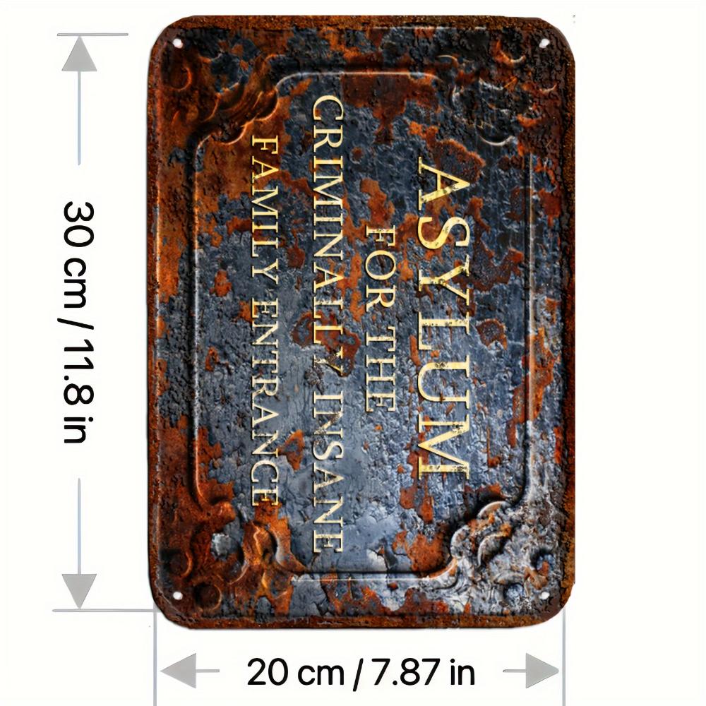 Covered Entrance Fun Vintage Closed Aluminum Sign It Will Make a Surprise Gift for Someone Special Wall Poster Decor Wall Decor