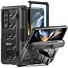 Ударопрочный прочный бронированный чехол для Samsung Galaxy Z Fold 6 5 4 3 Kickstand 360 Full Protective Hinge Phone Cover с гнездом для S Pen