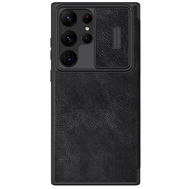 NILLKIN For Samsung Galaxy S23 Ultra with Slide Cover Camera Protection Flip Leather Cover For Samsung Galaxy S23 5G (2026) Case