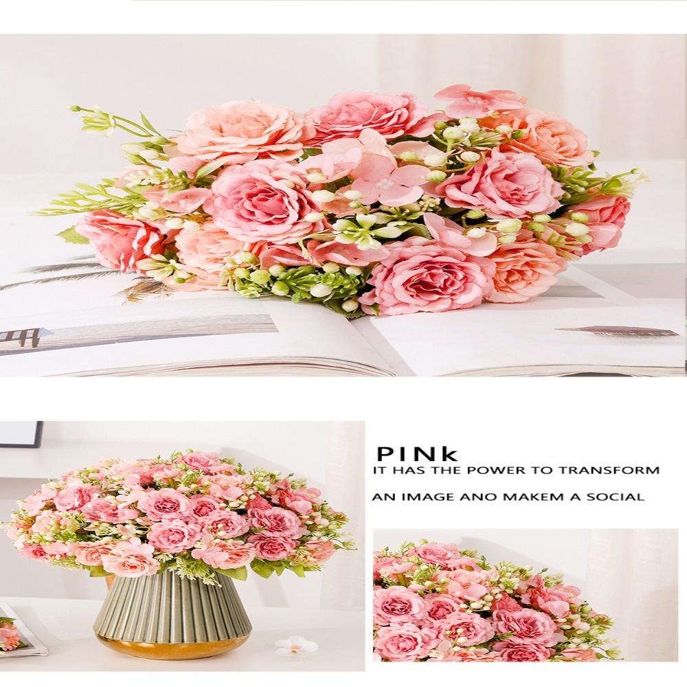 Lafite Пионовидная Гортензия Имитация Цветка Искусственные Шелковые Цветы Искусственные Цветы Свадебный Букет