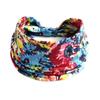 New Boho Cotton Wide Headband for Women Cashew Leopard Flower Print Turban Headwrap Knot Hairband Bandana Girls Hair Accessories