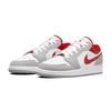 Air Jordan 1 Low SE GS Light Smoke Grey Gym Red Kids Sneakers White DM0589-016