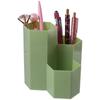 Green Desk supplies Plastic Pencil Organizer Desktop Accessories Pencil Jars  Office