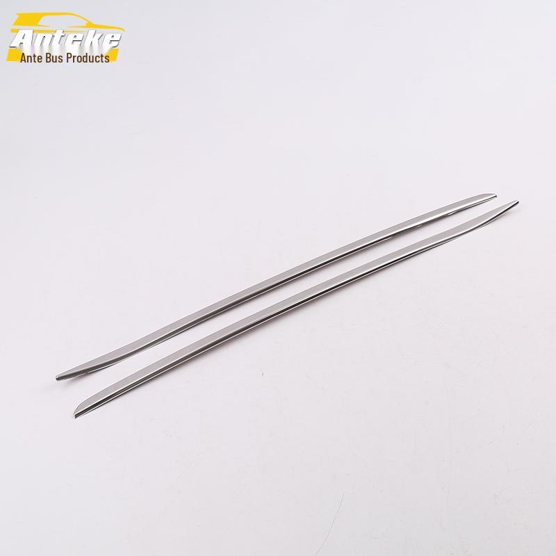 Sagitar Front Windshield Trim: Fits 19 Models, Bright Strip Patch Accessories