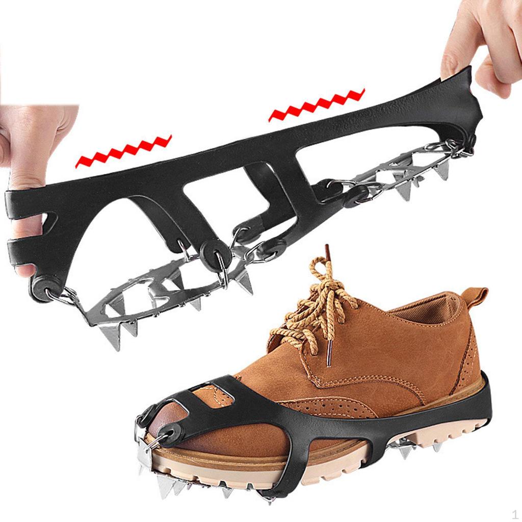 Shoe Crampons, Ice Traction Cleats for Shoes Non-Slip Snow And Crampons Mountaineering,