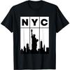 Футболка с изображением небоскребов Нью-Йорка NYC и Эмпайр-стейт-билдинг