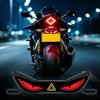 LED Lamp Demon Eye LED License Plate Light Bright Universal Rear Tail Light  LED Lamp