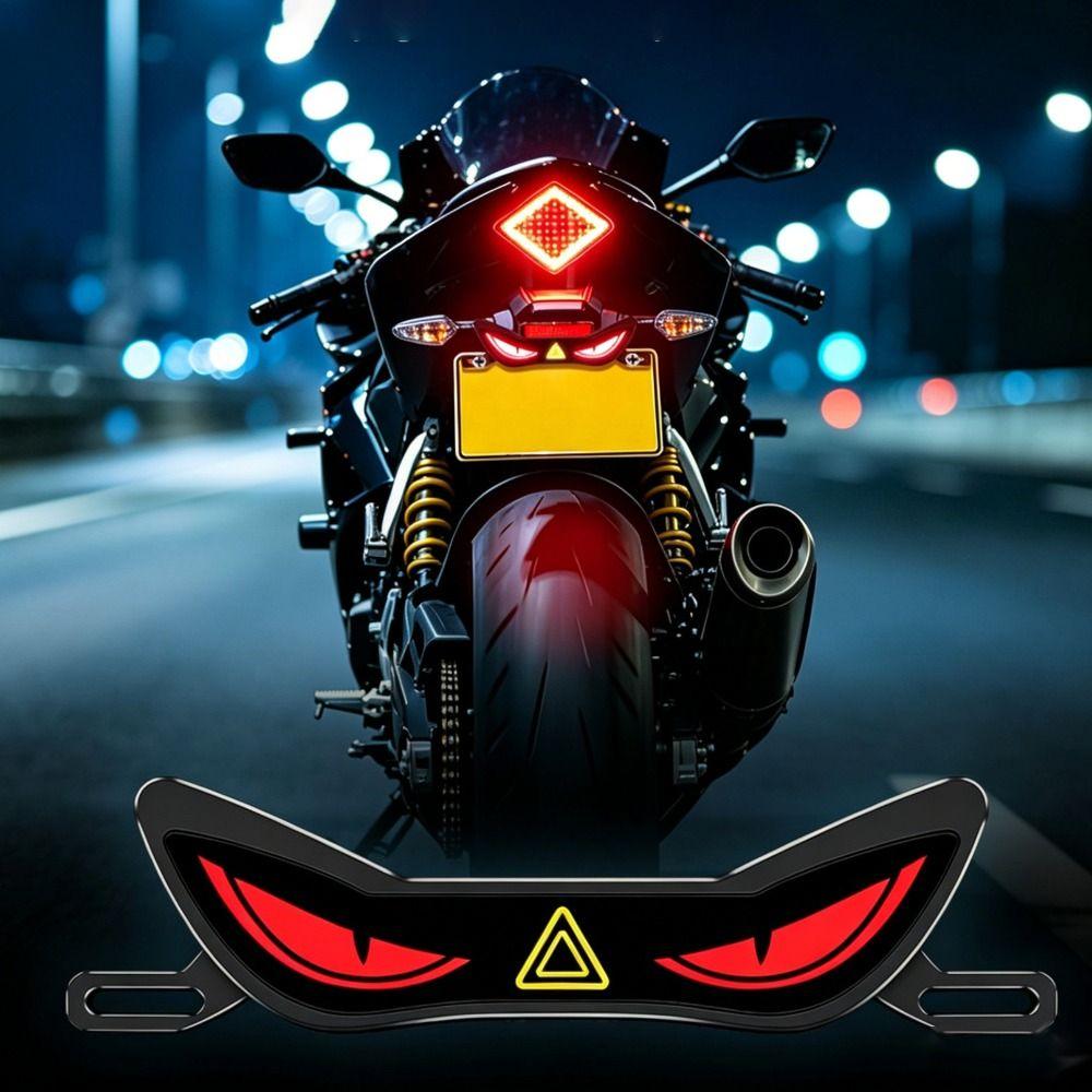 LED Lamp Demon Eye LED License Plate Light Bright Universal Rear Tail Light LED Lamp