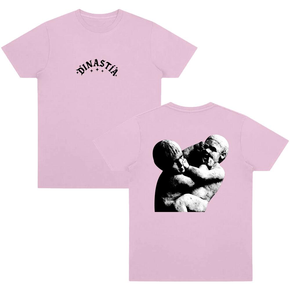 2026 Dinastía Artwork TShirt Singer Peso Pluma Music Album T Shirt Men FansShort Sleeve Unisex Hip Hop Fashion Cotton Ins